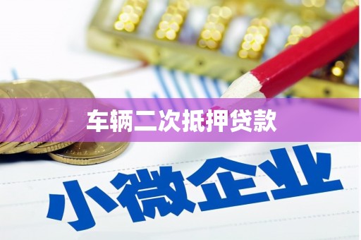 隆阳车辆二次抵押贷款