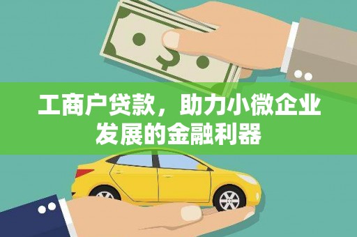 隆阳工商户贷款，助力小微企业发展的金融利器