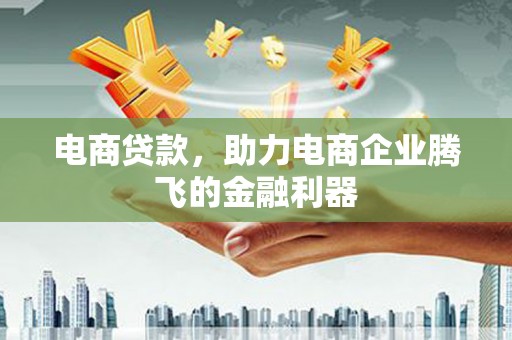 隆阳电商贷款，助力电商企业腾飞的金融利器
