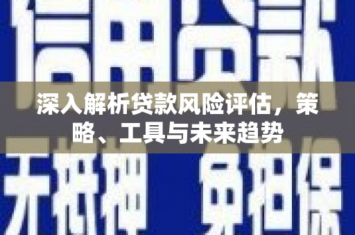 隆阳深入解析贷款风险评估，策略、工具与未来趋势