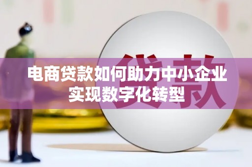 隆阳电商贷款如何助力中小企业实现数字化转型