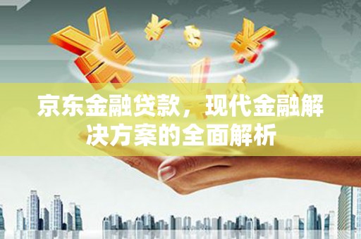 隆阳京东金融贷款，现代金融解决方案的全面解析