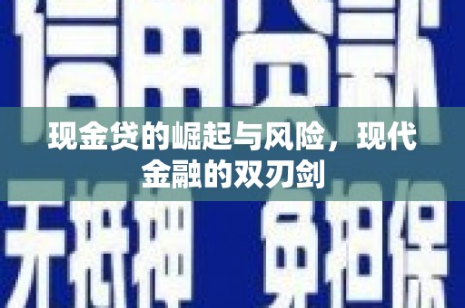 隆阳现金贷的崛起与风险，现代金融的双刃剑