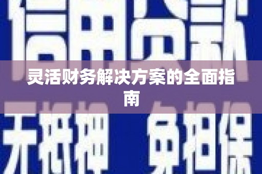 隆阳灵活财务解决方案的全面指南