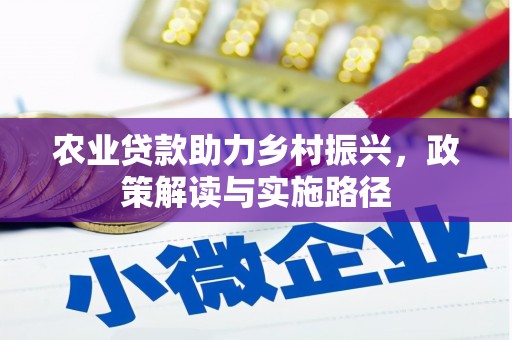 隆阳农业贷款助力乡村振兴，政策解读与实施路径