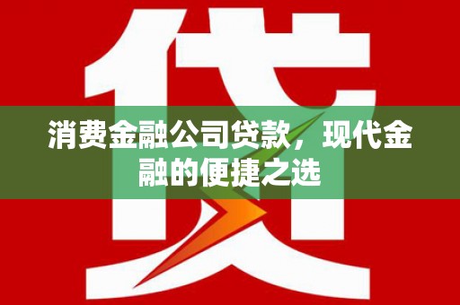 隆阳消费金融公司贷款，现代金融的便捷之选