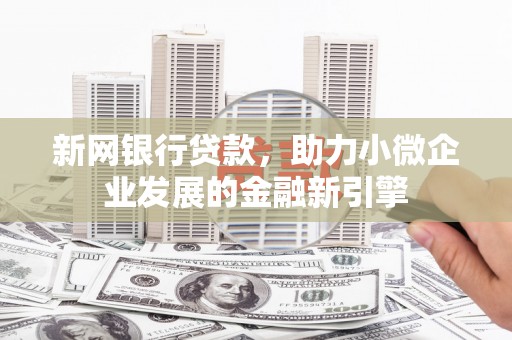 隆阳新网银行贷款，助力小微企业发展的金融新引擎