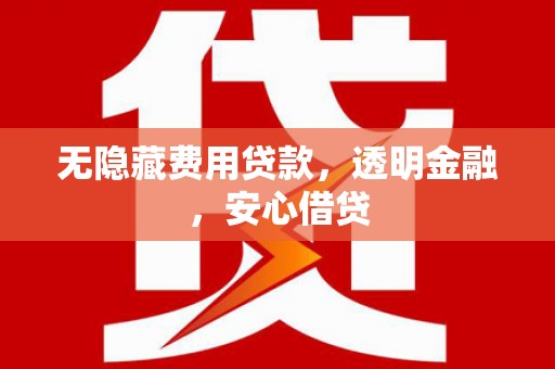 隆阳无隐藏费用贷款，透明金融，安心借贷