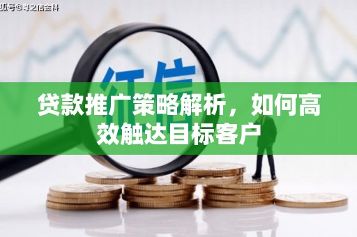 隆阳贷款推广策略解析，如何高效触达目标客户