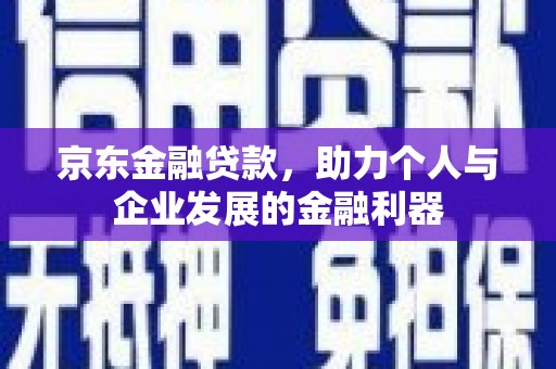 隆阳京东金融贷款，助力个人与企业发展的金融利器