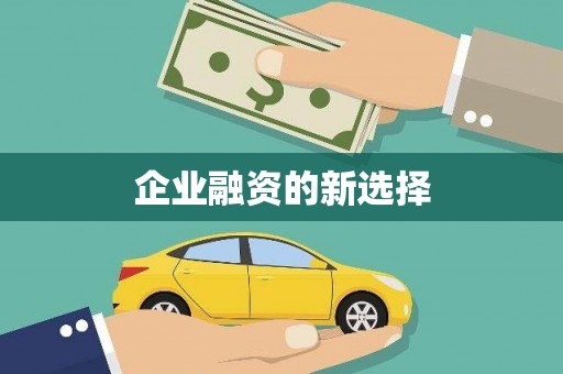 隆阳企业融资的新选择