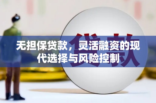 隆阳无担保贷款，灵活融资的现代选择与风险控制