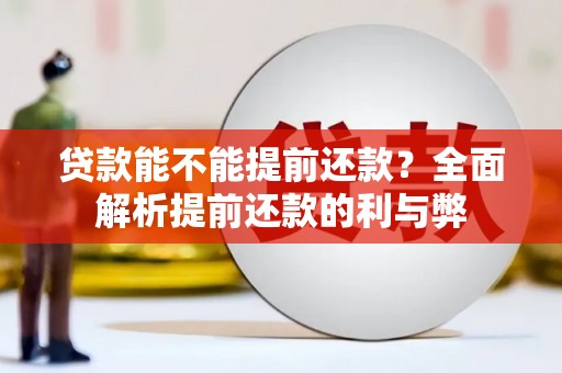 隆阳贷款能不能提前还款？全面解析提前还款的利与弊