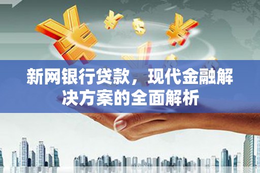 隆阳新网银行贷款，现代金融解决方案的全面解析