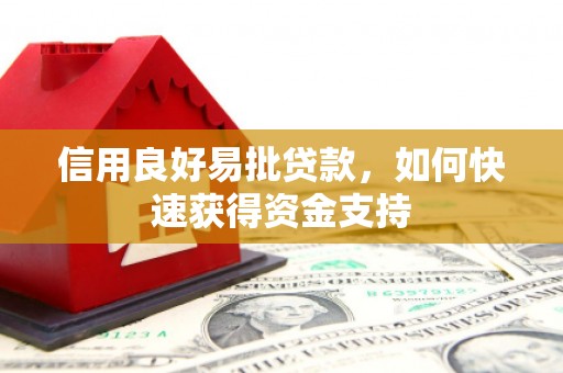 隆阳信用良好易批贷款，如何快速获得资金支持