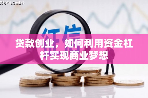 隆阳贷款创业，如何利用资金杠杆实现商业梦想