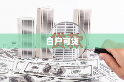 隆阳白户可贷