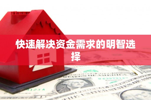 隆阳快速解决资金需求的明智选择