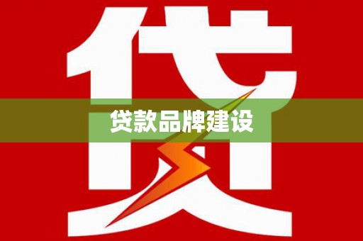 隆阳贷款品牌建设